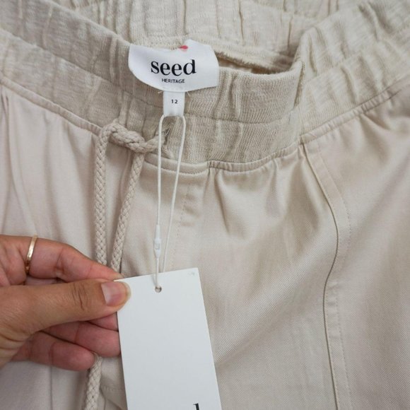 Seed Heritage tan Soft Jogger pants NWT size 12 - Picture 7 of 8